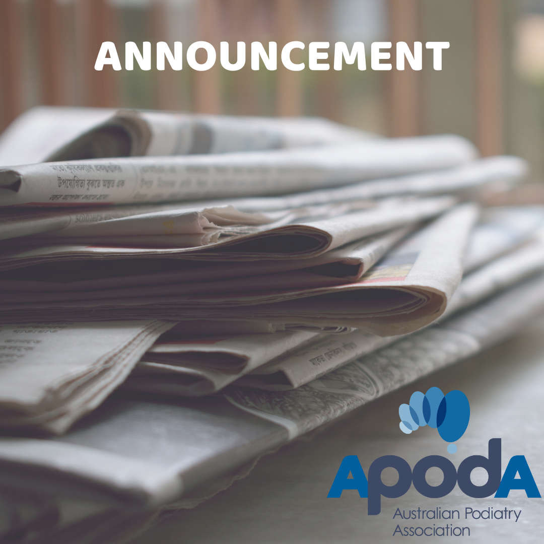News - Australian Podiatry Association Ltd